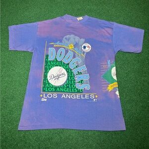 Los Angeles Dodgers LA MLB Vintage Salem RARE 90s DEADSTOCK XL T Shirt